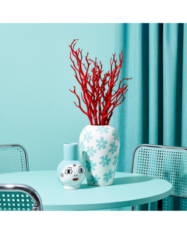 Vaso "Canopie ZITA" turchesi SELETTI | BHOME by Arredi Barbàra
