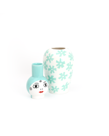 Vaso "Canopie ZITA" turchesi SELETTI | BHOME by Arredi Barbàra