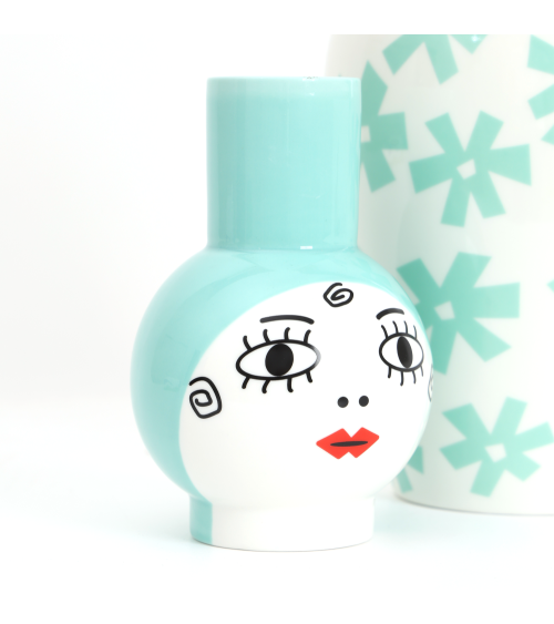 Vaso "Canopie ZITA" turchesi SELETTI | BHOME by Arredi Barbàra