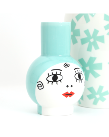 Vaso "Canopie ZITA" turchesi SELETTI | BHOME by Arredi Barbàra
