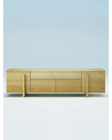 Brutalist Sideboard in Oak or Walnut | WEWOOD