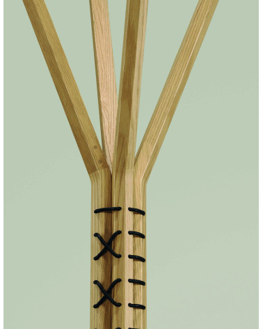Appendiabiti Cancan in rovere o noce | WEWOOD