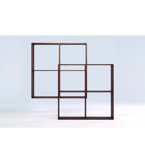 Bibliothèque X2 modulable en bois massif | WEWOOD