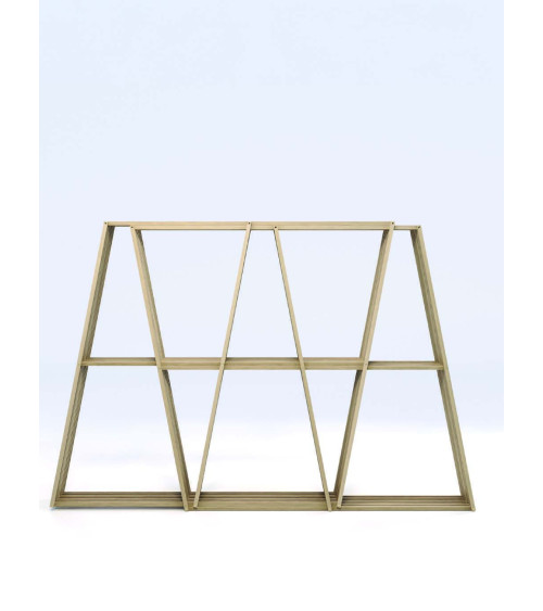 Bibliothèque X2 modulable en bois massif | WEWOOD