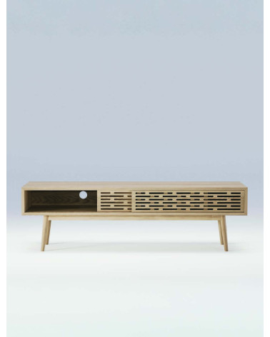 Mobile TV Radio in legno massello | WEWOOD