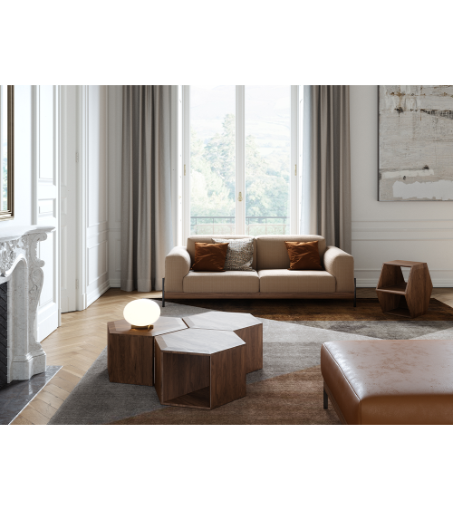 Table Hexa modulable en bois massif | WEWOOD