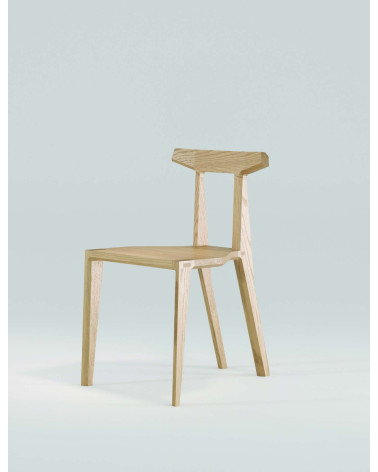 Chaise Orca en chêne ou noyer | WEWOOD