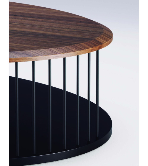 Table basse Memória en bois et fer | WEWOOD