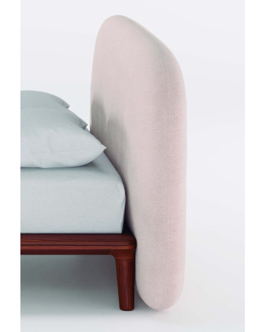 Noray Solid Wood and Fabric Bed | WEWOOD