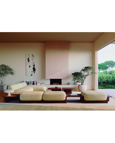 Dome Modular Sofa with Solid Wood Base | WEWOOD