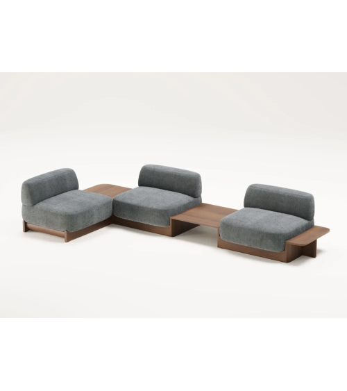 Canapé modulable Dome en bois massif | WEWOOD