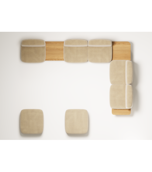 Canapé modulable Dome en bois massif | WEWOOD