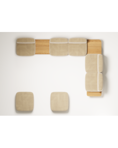 Canapé modulable Dome en bois massif | WEWOOD