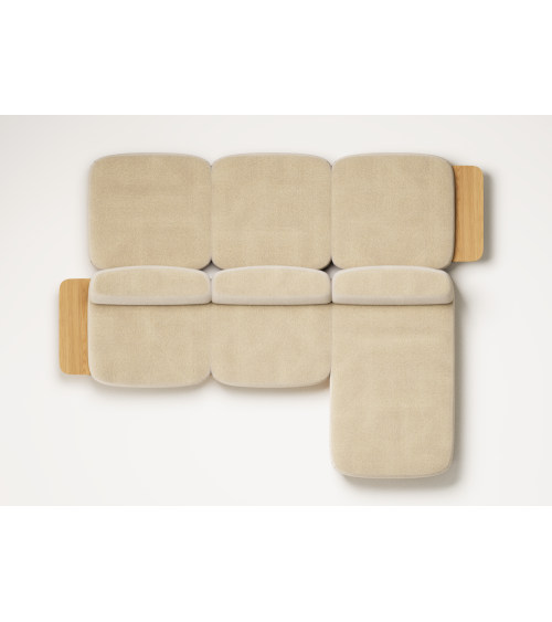 Canapé modulable Dome en bois massif | WEWOOD