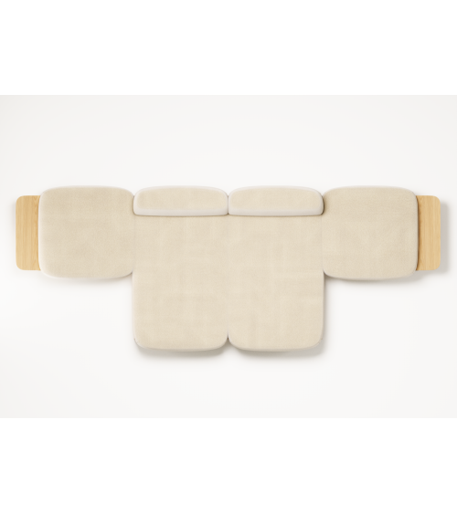 Dome Modular Sofa with Solid Wood Base | WEWOOD