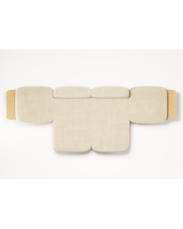 Dome Modular Sofa with Solid Wood Base | WEWOOD