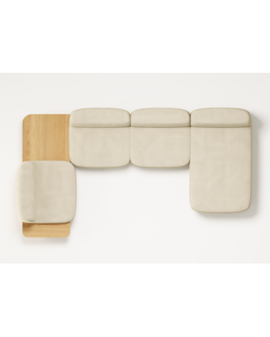 Dome Modular Sofa with Solid Wood Base | WEWOOD