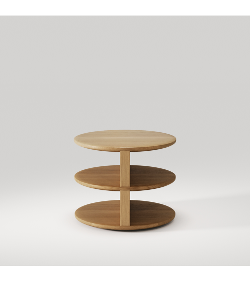Triplex Solid Wood Side Table | WEWOOD