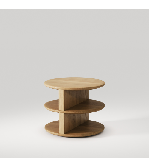 Triplex Solid Wood Side Table | WEWOOD