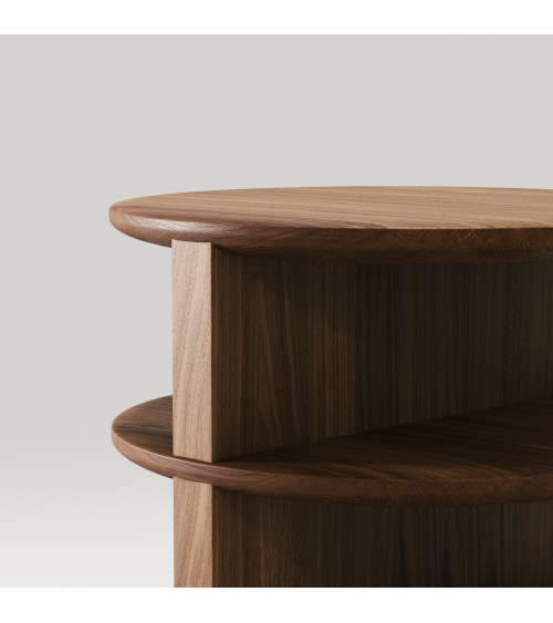 Triplex Solid Wood Side Table | WEWOOD