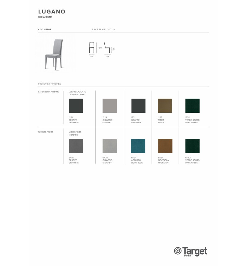 Silla Lugano – Target Point | Bhome by Arredi Barbàra