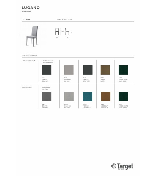 Silla Lugano – Target Point | Bhome by Arredi Barbàra