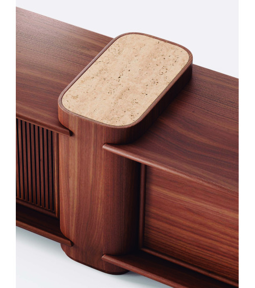 Système modulable Path en bois et travertin | WEWOOD