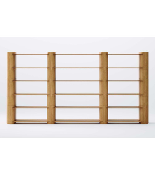 Path modulares System aus Holz und Travertin | WEWOOD
