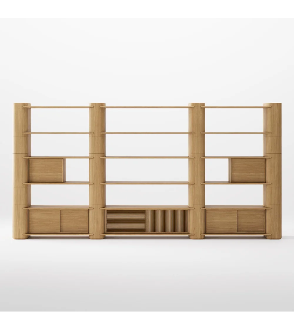 Système modulable Path en bois et travertin | WEWOOD
