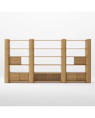 Système modulable Path en bois et travertin | WEWOOD