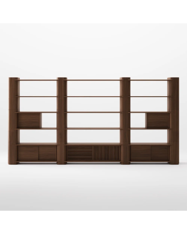 Sistema modular Path en madera y travertino | WEWOOD