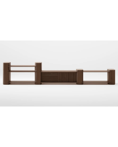 Path modulares System aus Holz und Travertin | WEWOOD