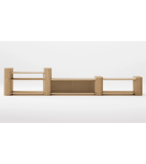 Système modulable Path en bois et travertin | WEWOOD