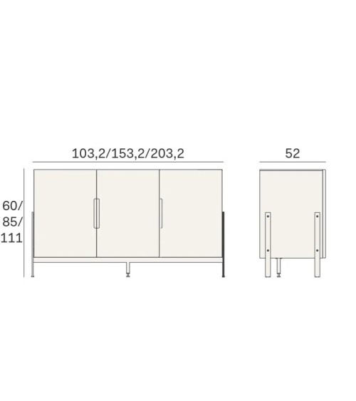 Float Sideboard Novamobili | Bhome by Arredi Barbàra