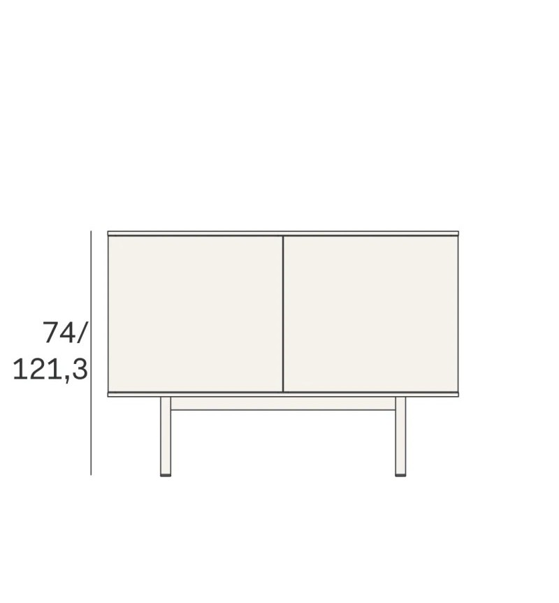 Fjord Sideboard Novamobili | Bhome by Arredi Barbàra