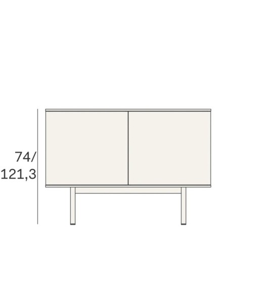 Fjord Sideboard Novamobili | Bhome by Arredi Barbàra