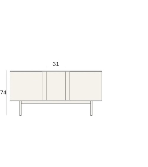 Fjord Sideboard Novamobili | Bhome by Arredi Barbàra