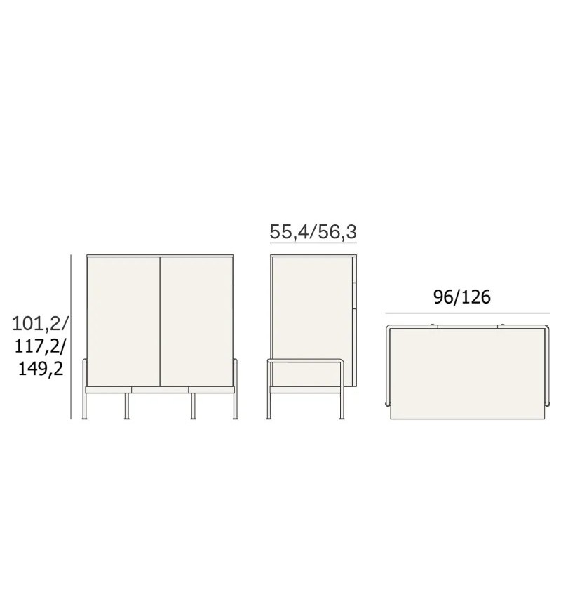 Belt Sideboard Novamobili | Bhome by Arredi Barbàra