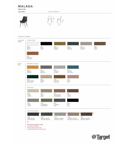 Silla Malaga – Target Point | Bhome by Arredi Barbàra