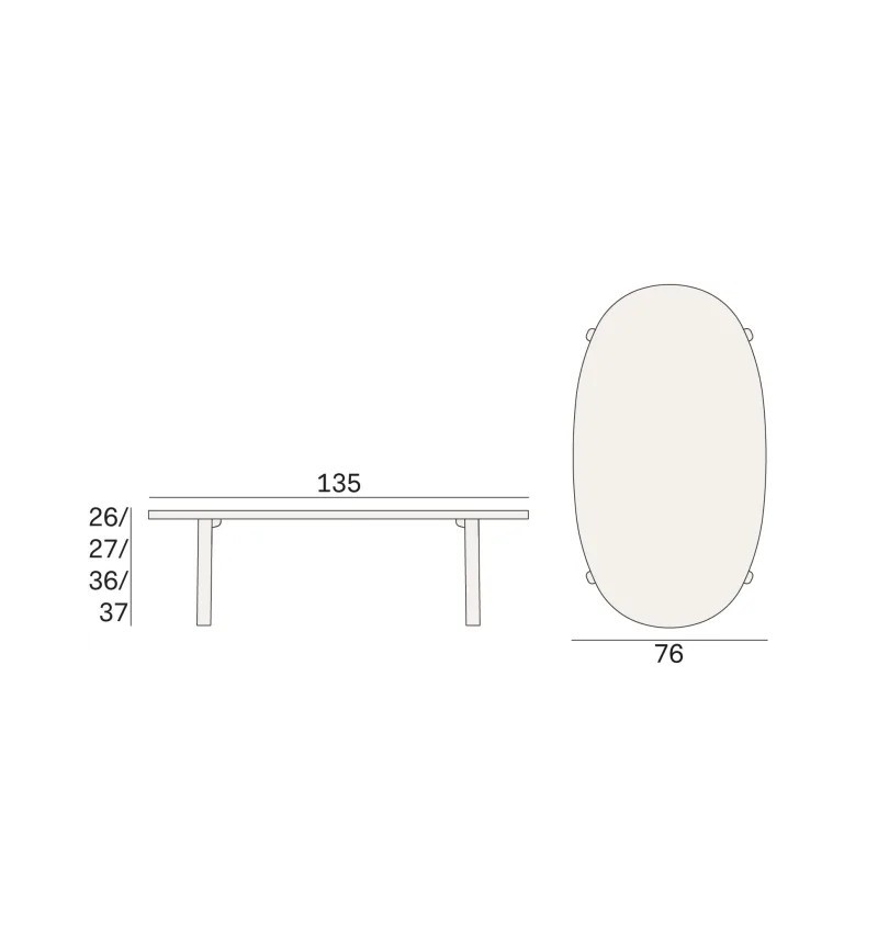 Fly Coffee Table Novamobili | Bhome by Arredi Barbàra