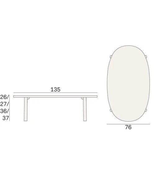 Fly Coffee Table Novamobili | Bhome by Arredi Barbàra