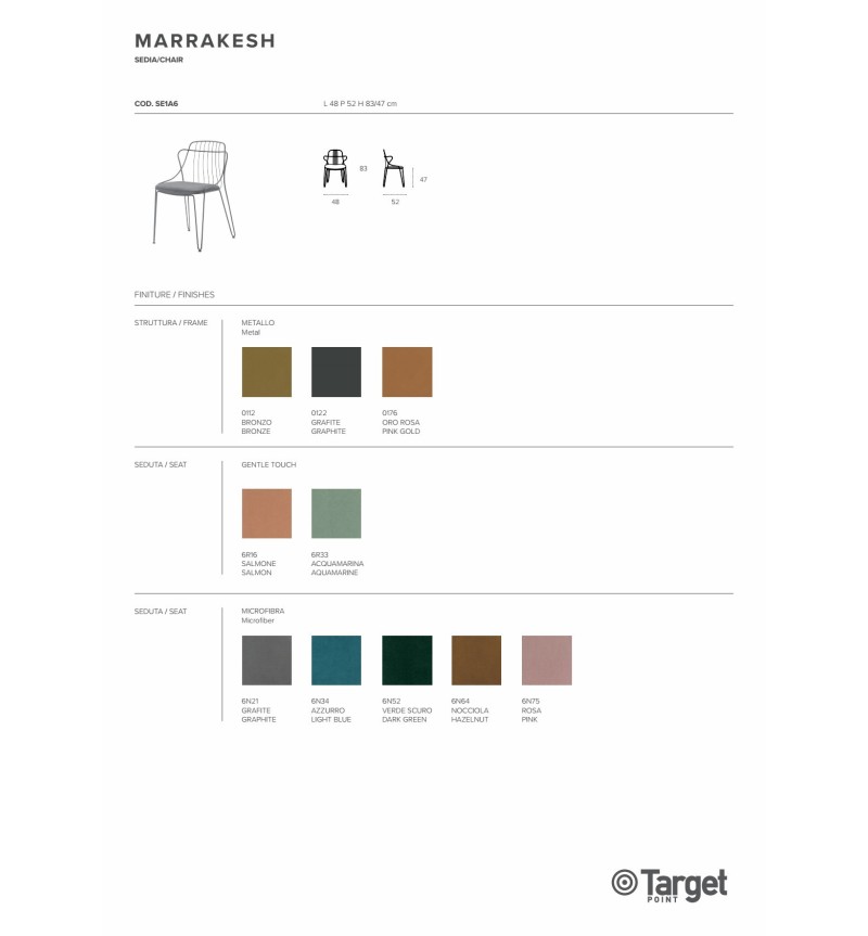 Marrakesh Stuhl – Target Point | Bhome by Arredi Barbàra