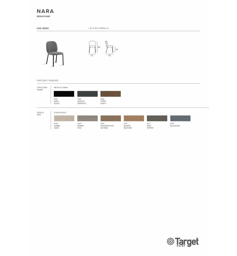 Nara Chair – Target Point | Bhome by Arredi Barbàra