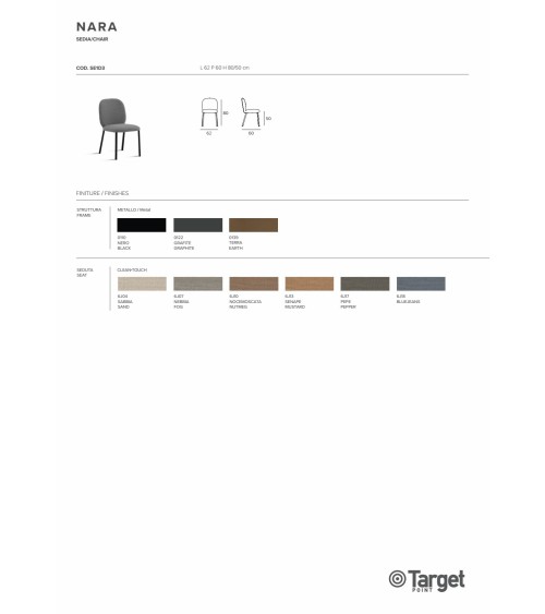 Nara Chair – Target Point | Bhome by Arredi Barbàra