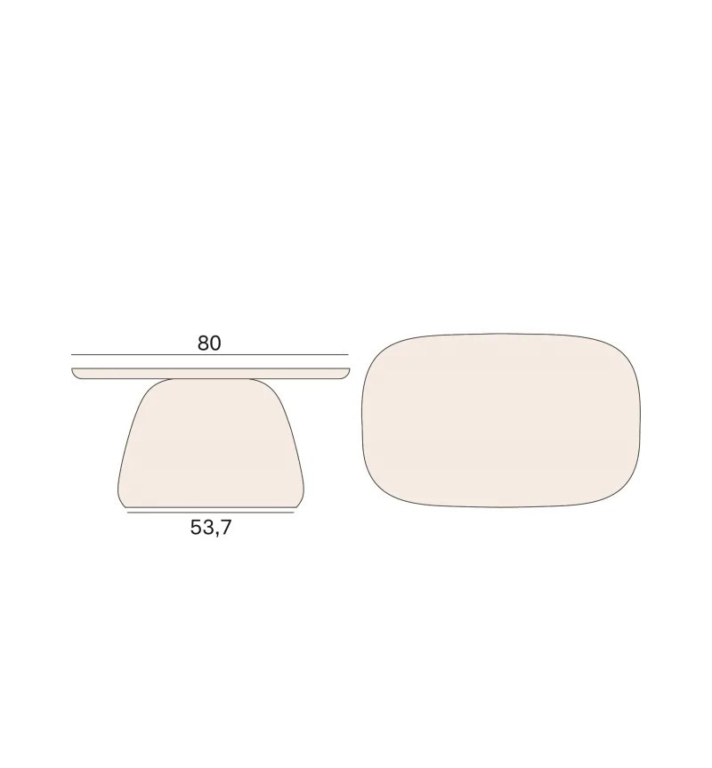 Cliff Coffee Table NOVAMOBILI | Bhome by Arredi Barbàra