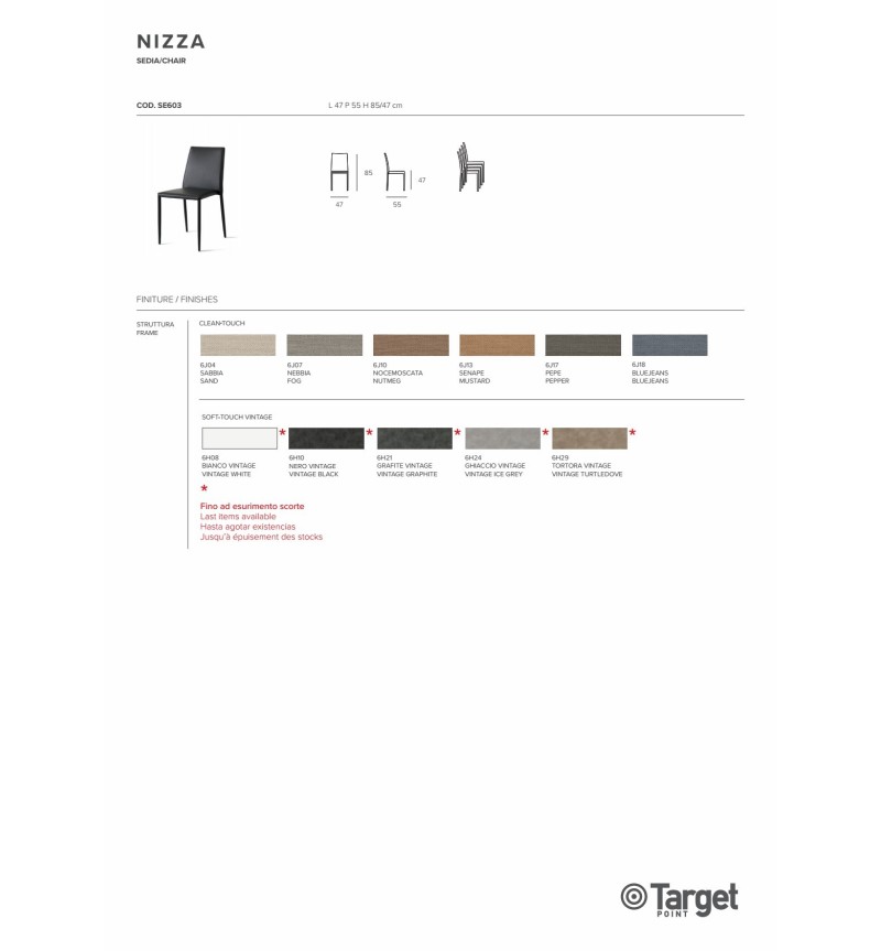 Sedia Nizza – Target Point | Bhome by Arredi Barbàra