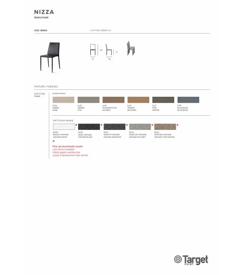 Chaise Nizza – Target Point | Bhome by Arredi Barbàra