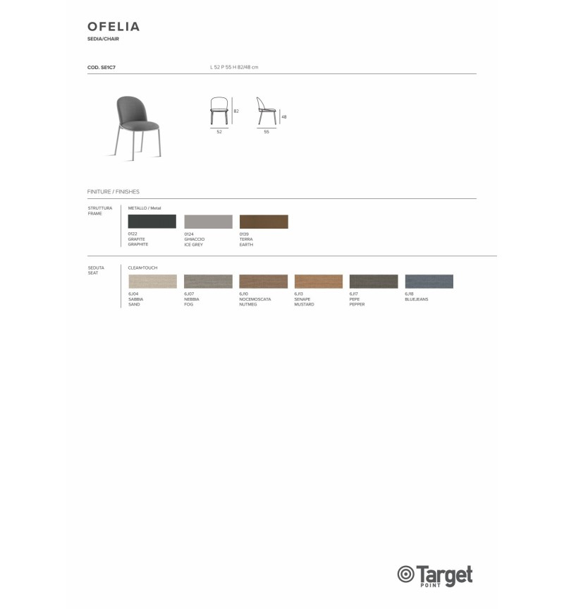 Ofelia Chair – Target Point | Bhome by Arredi Barbàra