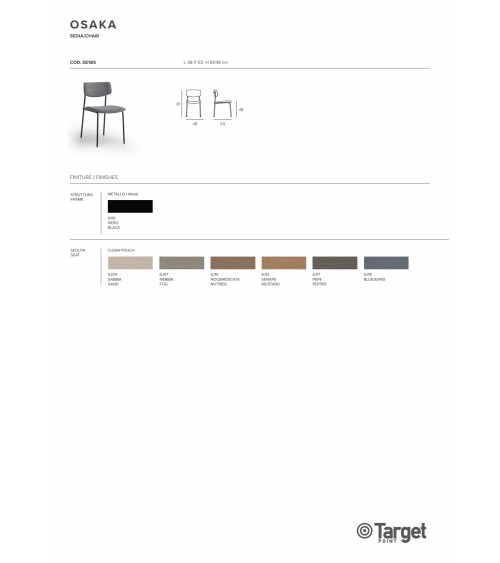 Chaise Osaka – Target Point | Bhome by Arredi Barbàra