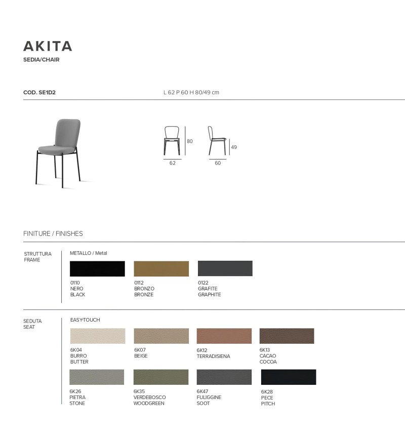 Akita Chair – Target Point | Bhome by Arredi Barbàra